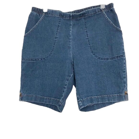 Just My Size Blue Jean Shorts - Picture 1 of 6